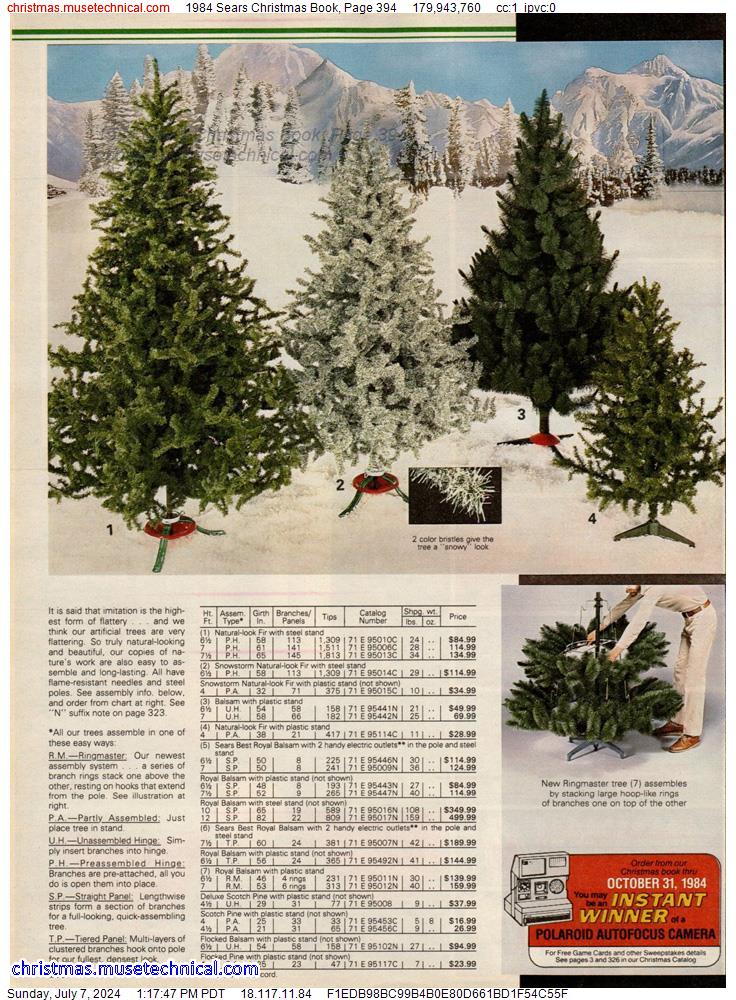 1984 Sears Christmas Book, Page 394