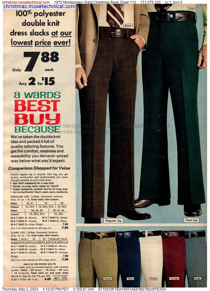 1975 Montgomery Ward Christmas Book, Page 113