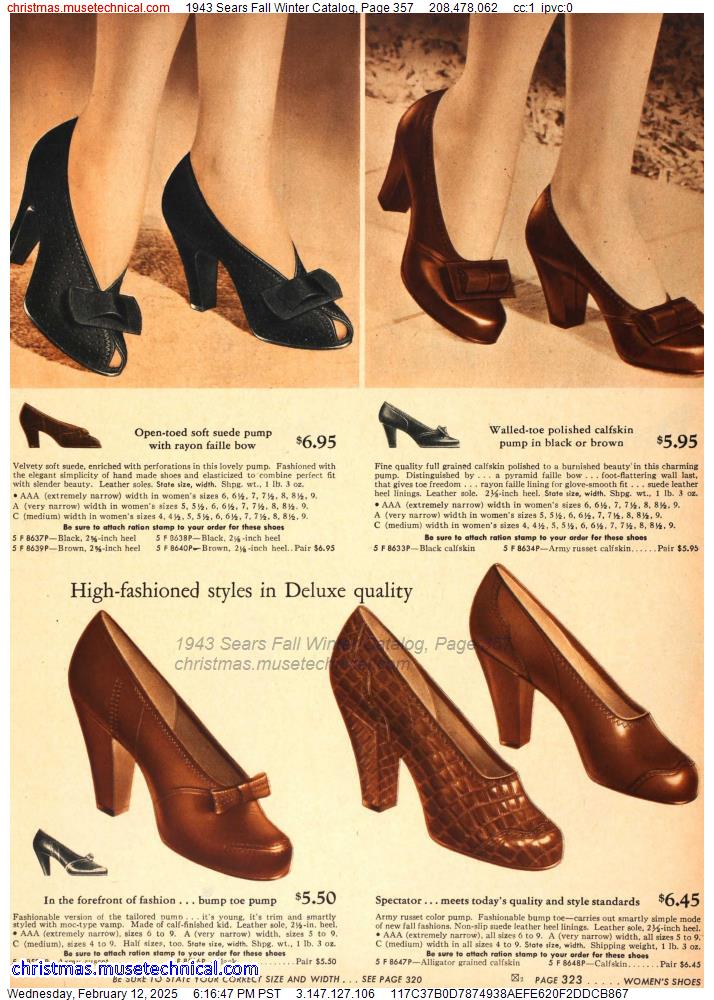 1943 Sears Fall Winter Catalog, Page 357