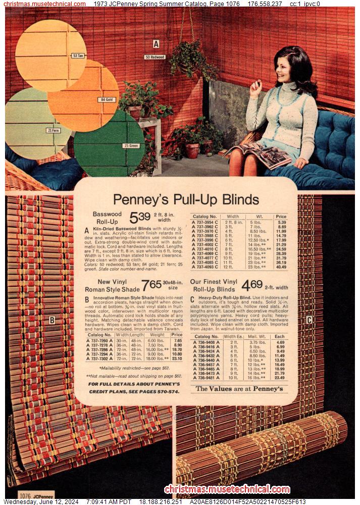 1973 JCPenney Spring Summer Catalog, Page 1076