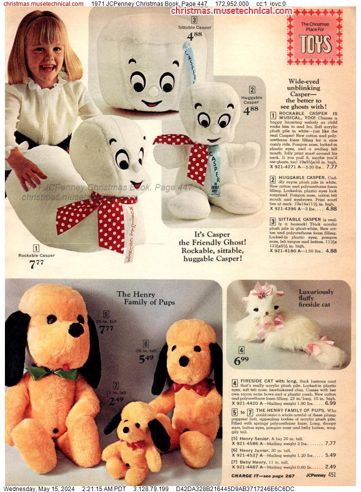 1971 JCPenney Christmas Book, Page 447