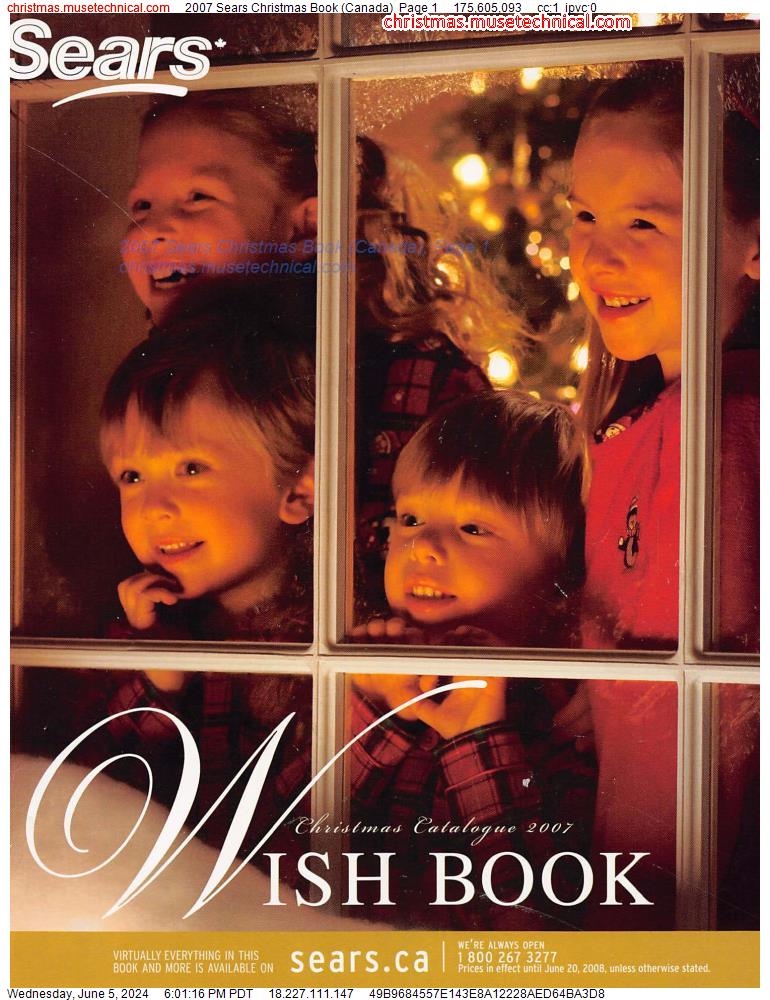 2007 Sears Christmas Book (Canada), Page 1