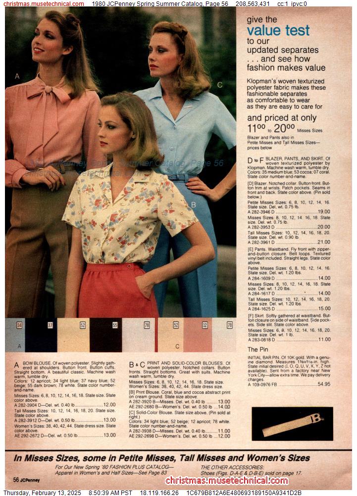 1980 JCPenney Spring Summer Catalog, Page 56