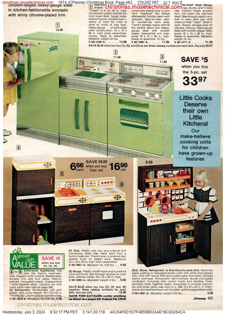 1974 JCPenney Christmas Book, Page 463
