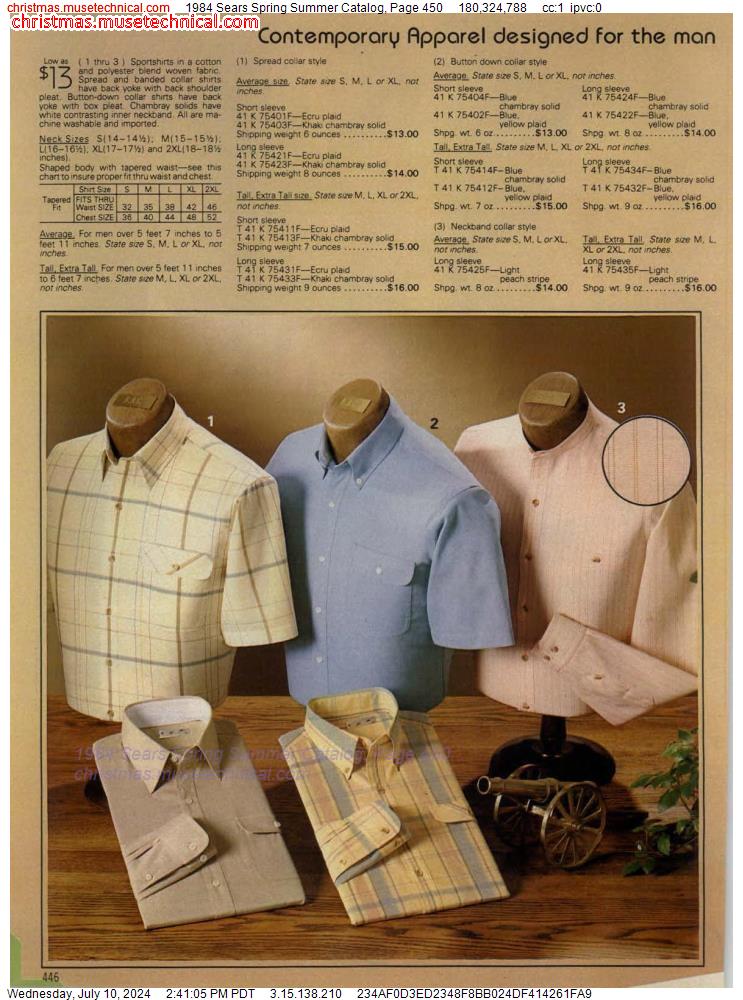 1984 Sears Spring Summer Catalog, Page 450