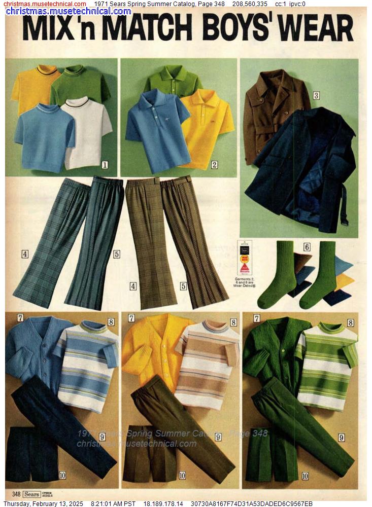 1971 Sears Spring Summer Catalog, Page 348