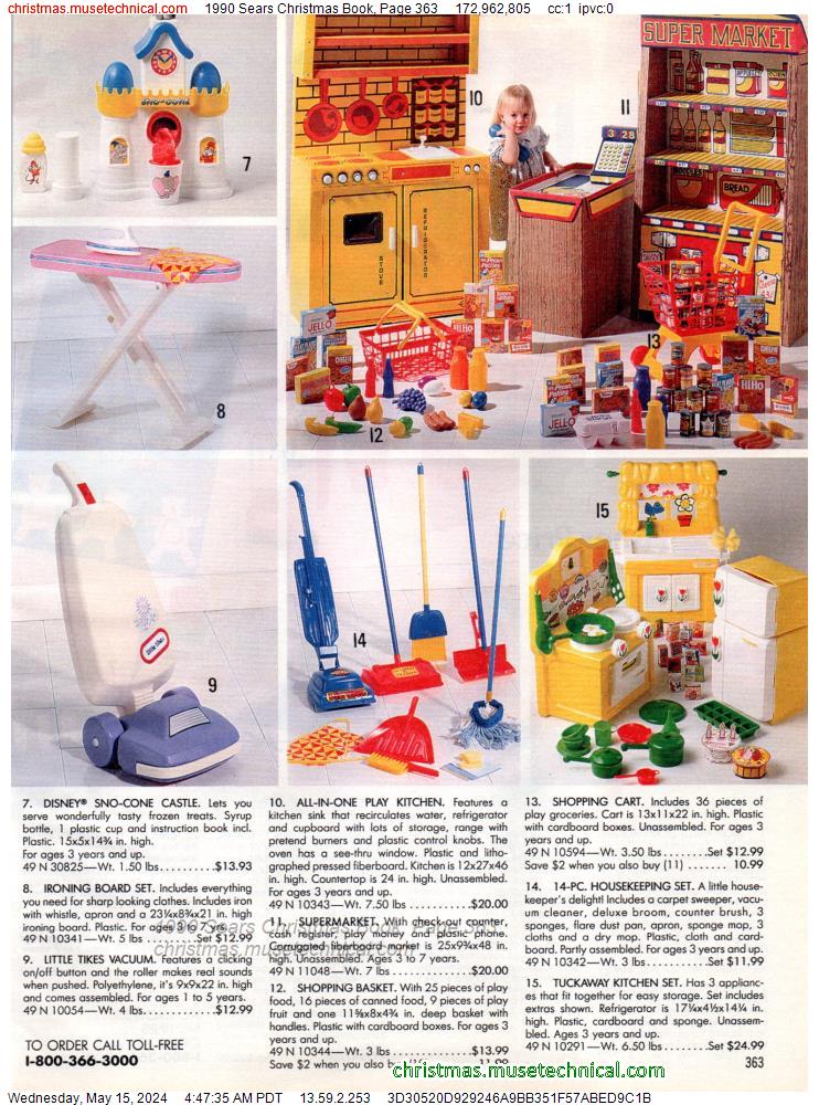1990 Sears Christmas Book, Page 363