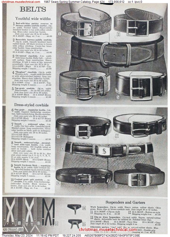 1967 Sears Spring Summer Catalog, Page 424