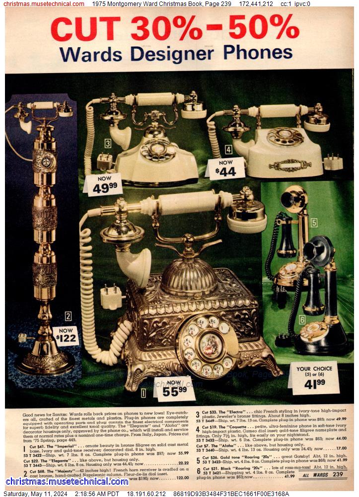 1975 Montgomery Ward Christmas Book, Page 239