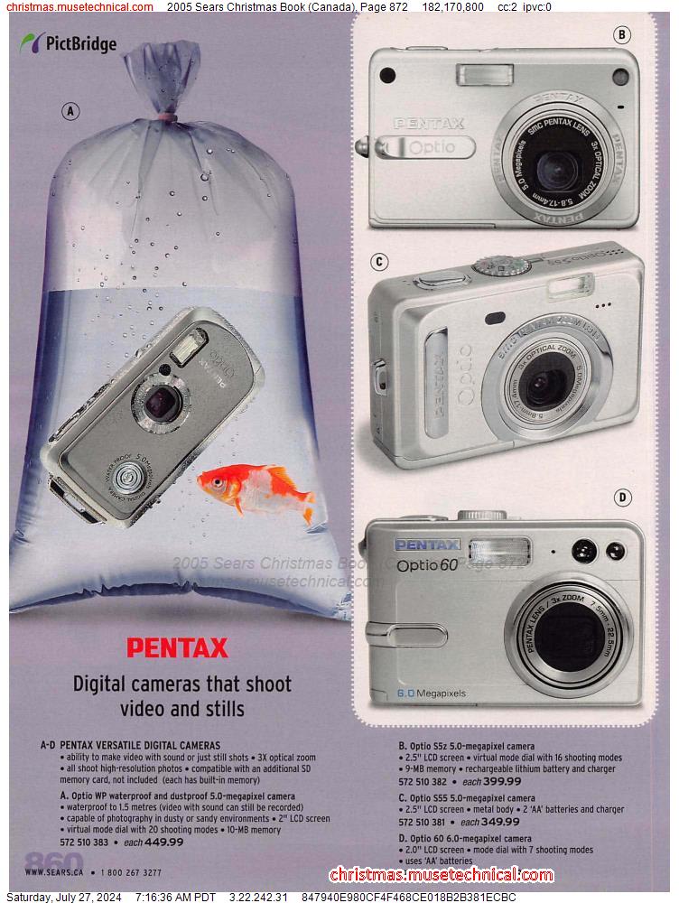 2005 Sears Christmas Book (Canada), Page 872
