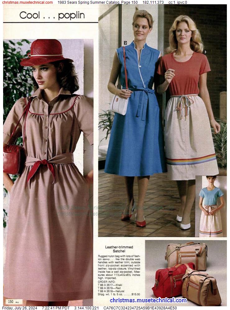 1983 Sears Spring Summer Catalog, Page 150