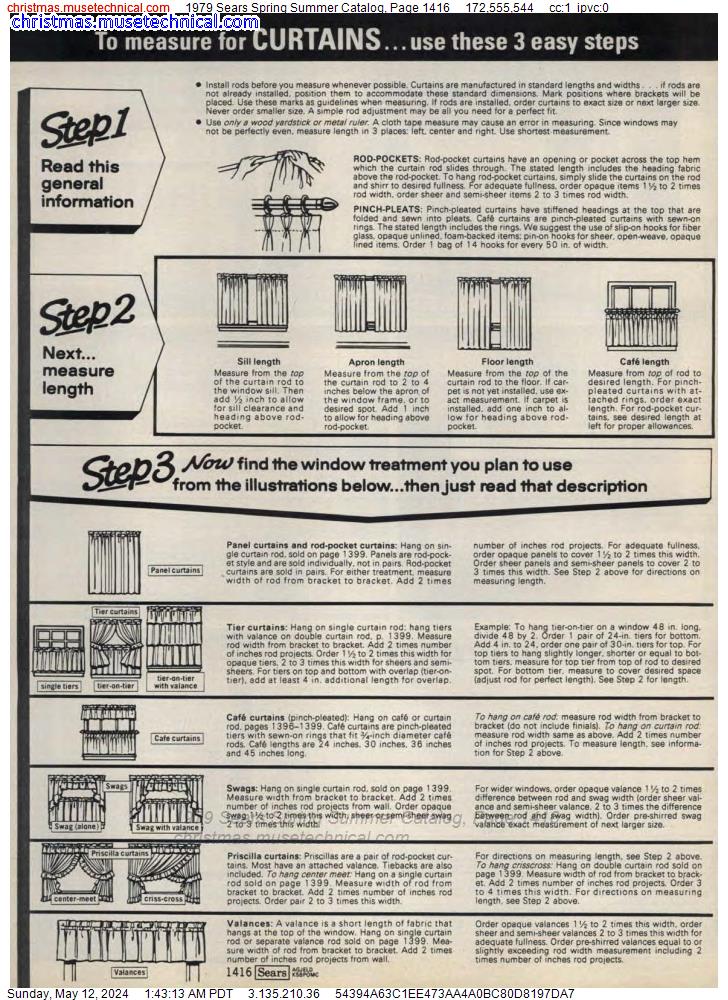 1979 Sears Spring Summer Catalog, Page 1416