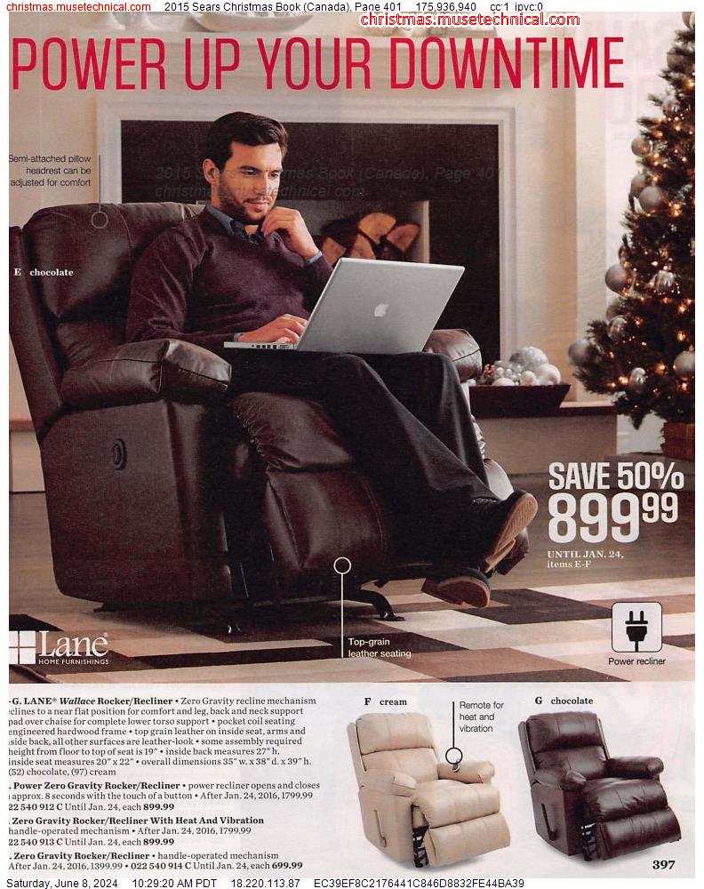 2015 Sears Christmas Book (Canada), Page 401
