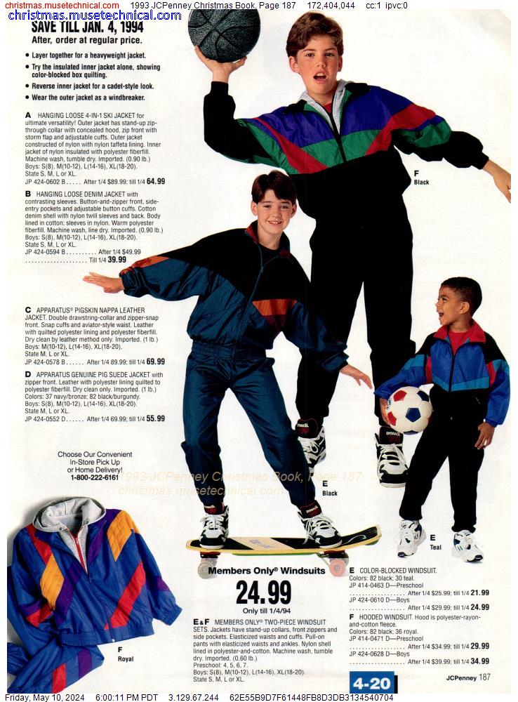 1993 JCPenney Christmas Book, Page 187