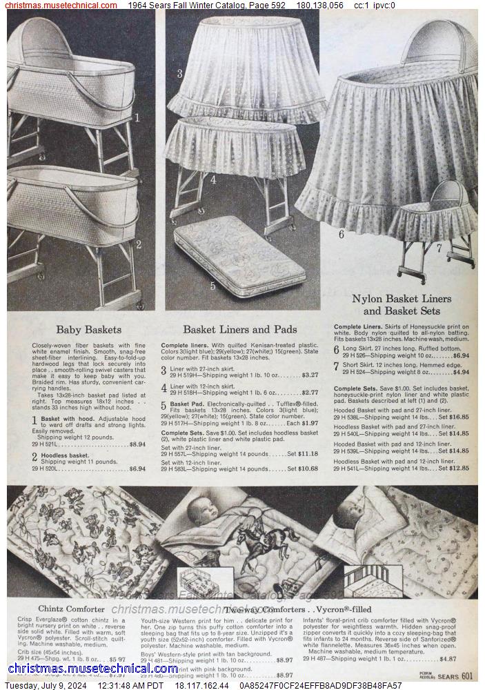 1964 Sears Fall Winter Catalog, Page 592