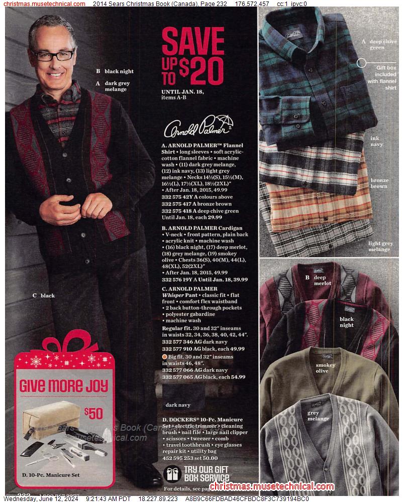 2014 Sears Christmas Book (Canada), Page 232