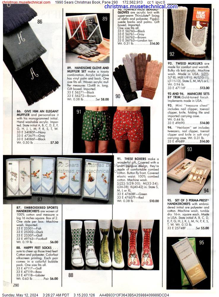 1990 Sears Christmas Book, Page 290