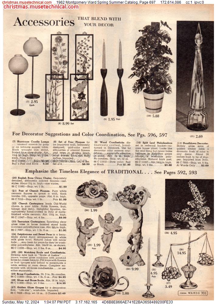 1962 Montgomery Ward Spring Summer Catalog, Page 697