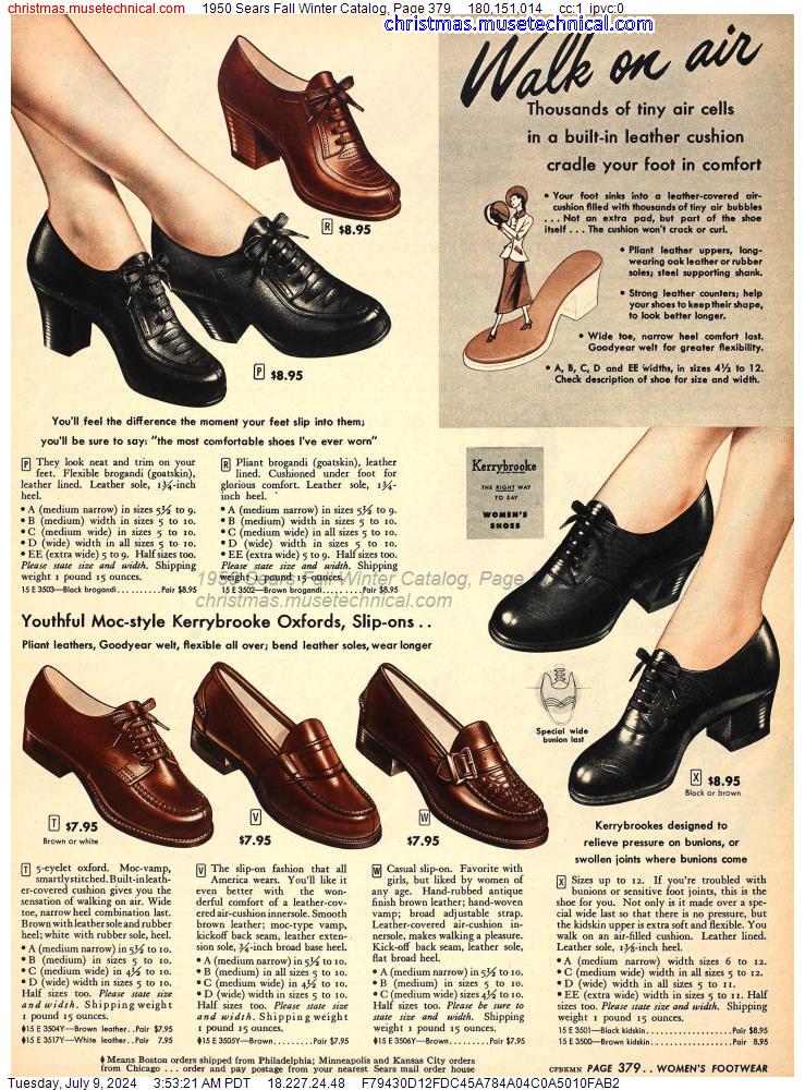 1950 Sears Fall Winter Catalog, Page 379