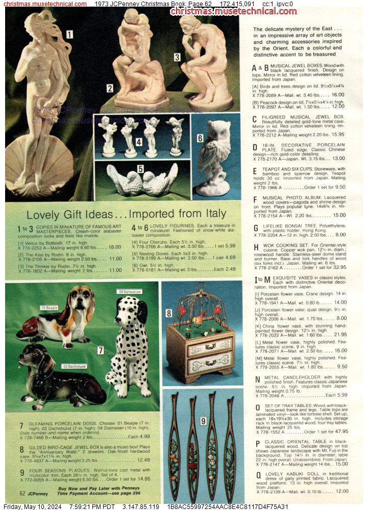1973 JCPenney Christmas Book, Page 62