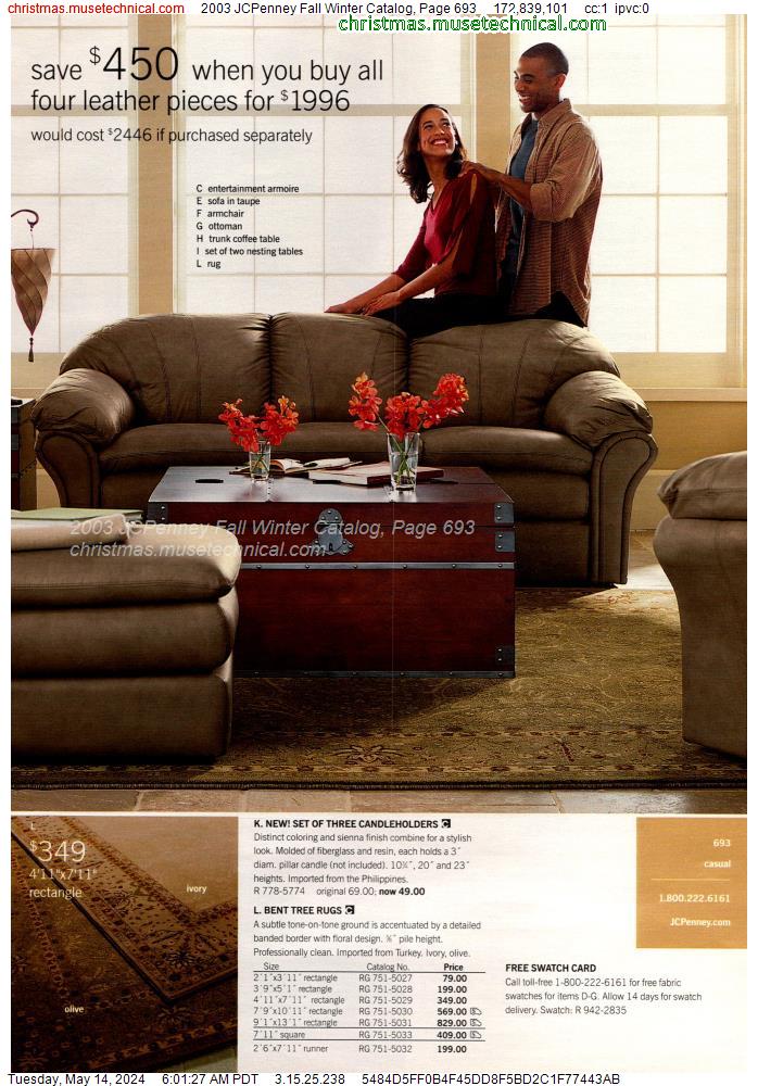 2003 JCPenney Fall Winter Catalog, Page 693