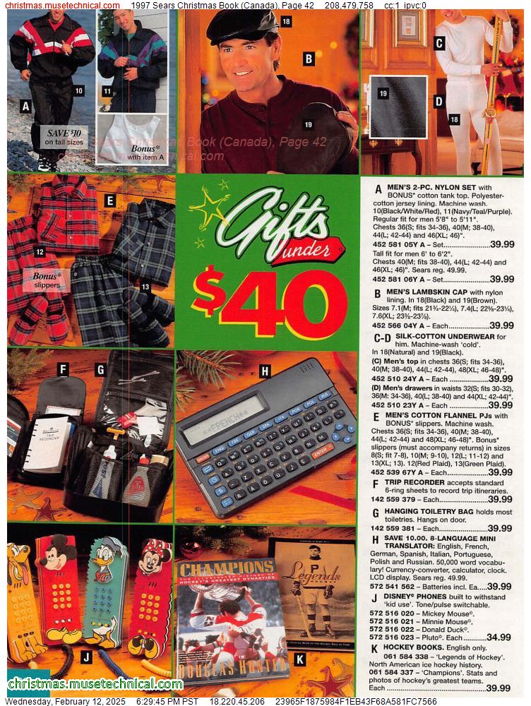 1997 Sears Christmas Book (Canada), Page 42