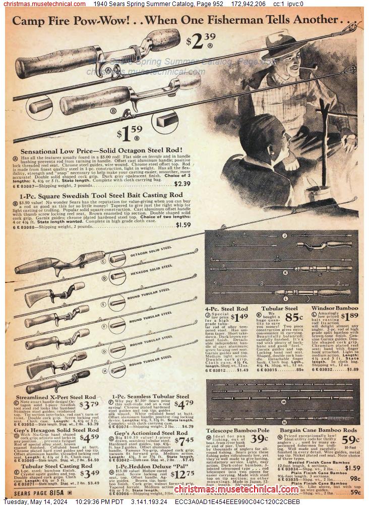 1940 Sears Spring Summer Catalog, Page 952