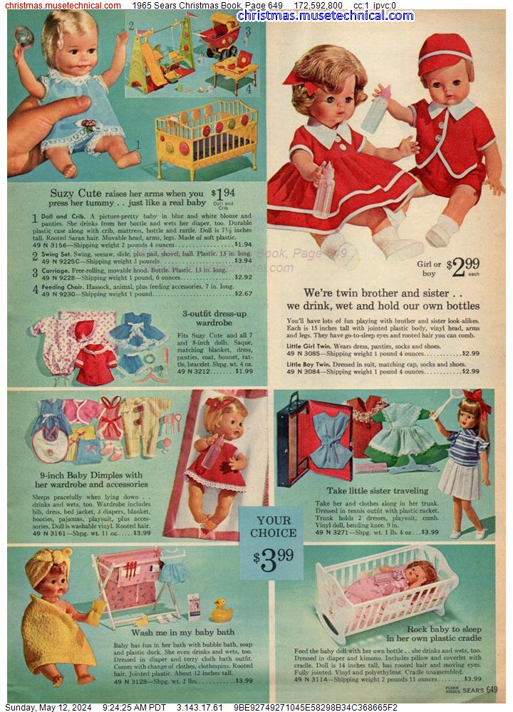 1965 Sears Christmas Book, Page 649
