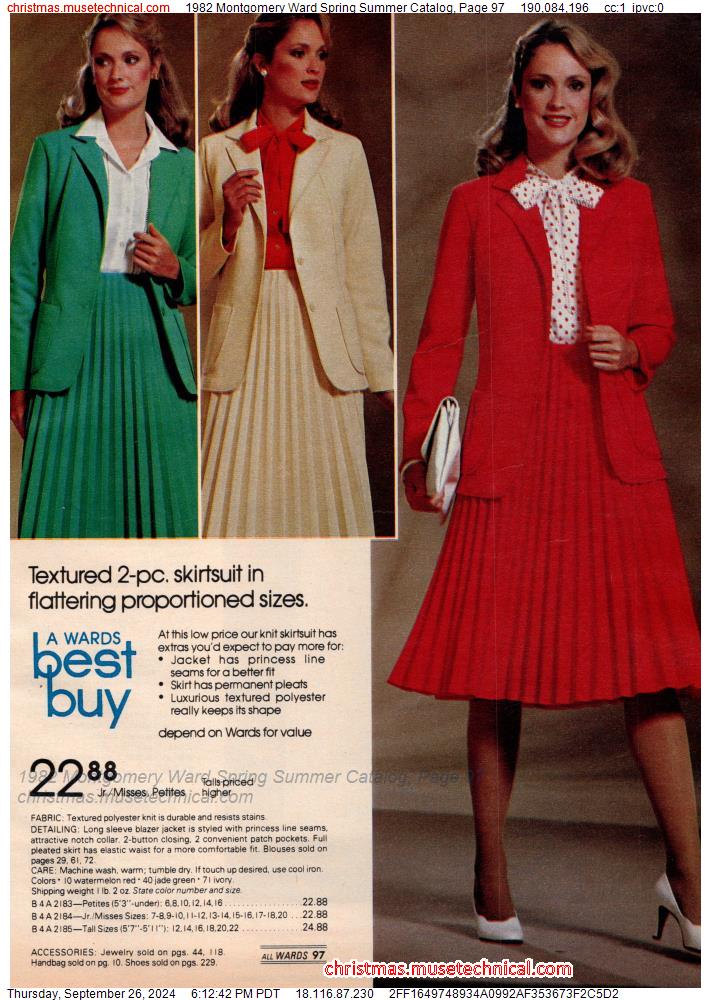 1982 Montgomery Ward Spring Summer Catalog, Page 97