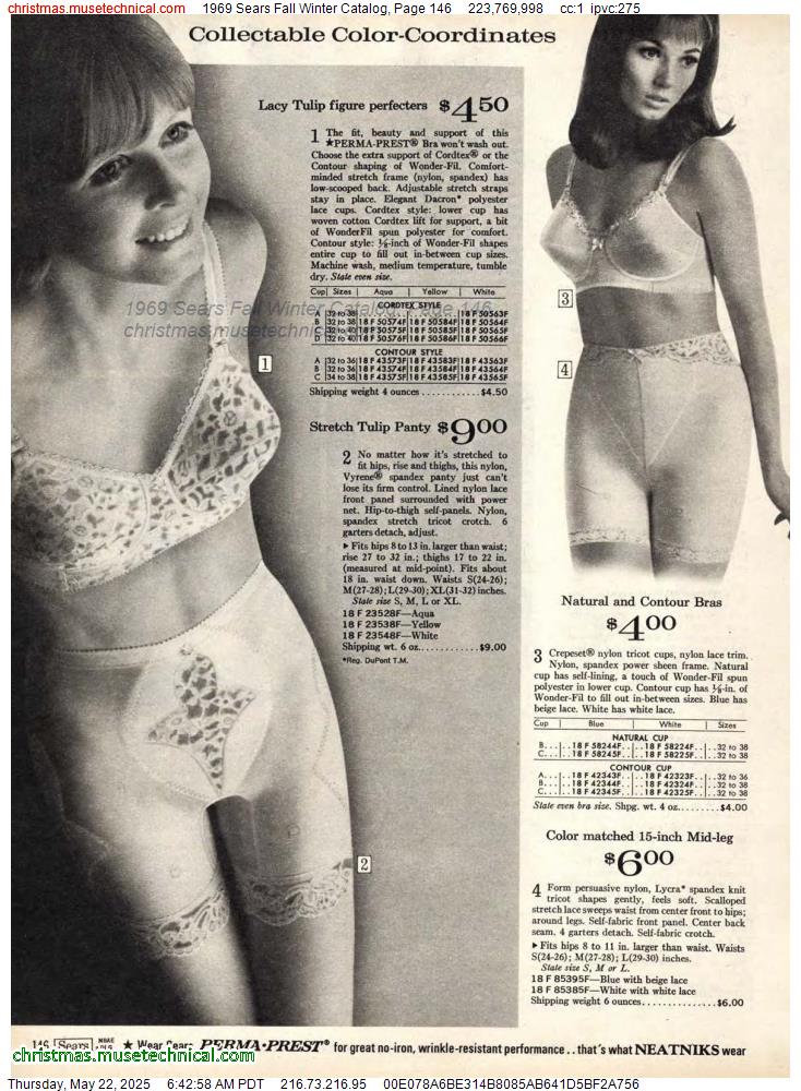 1969 Sears Fall Winter Catalog, Page 146