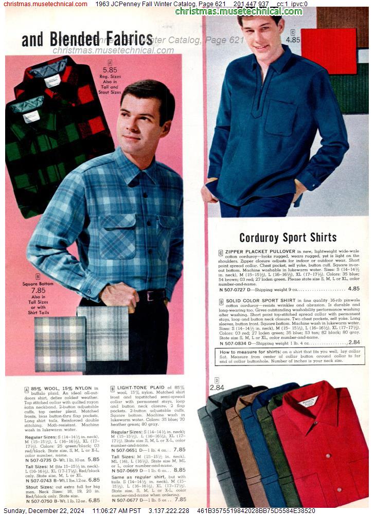 1963 JCPenney Fall Winter Catalog, Page 621