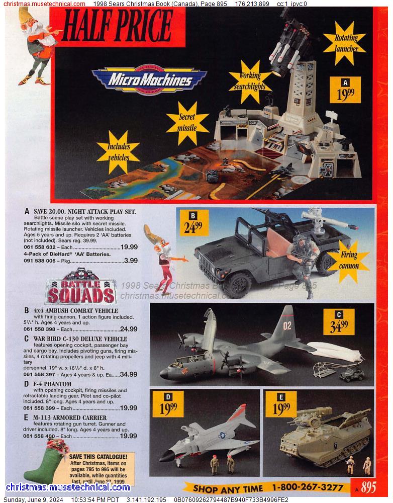 1998 Sears Christmas Book (Canada), Page 895