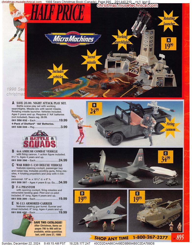 1998 Sears Christmas Book (Canada), Page 895