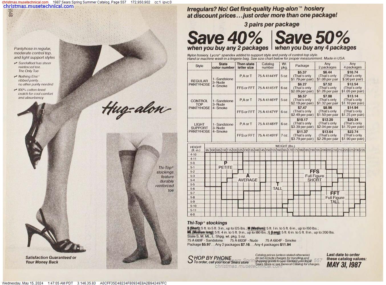 1987 Sears Spring Summer Catalog, Page 557