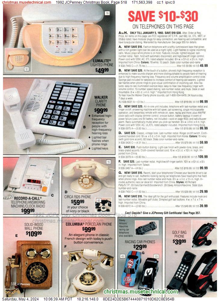 1992 JCPenney Christmas Book, Page 518