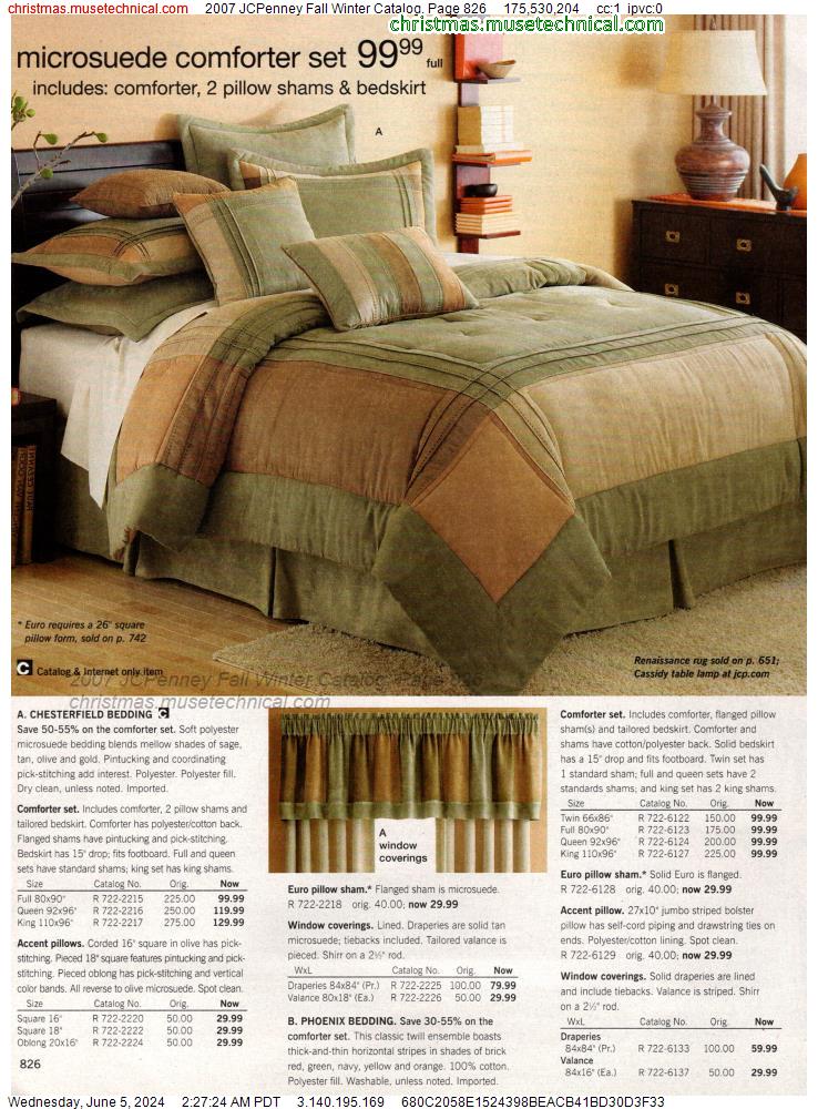 2007 JCPenney Fall Winter Catalog, Page 826