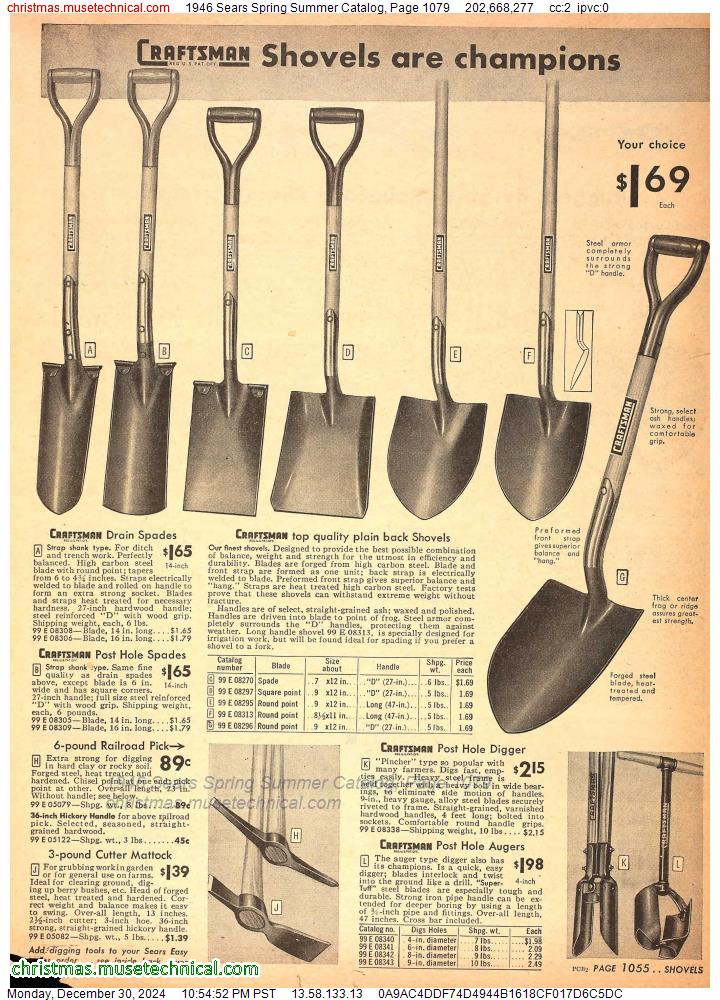 1946 Sears Spring Summer Catalog, Page 1079