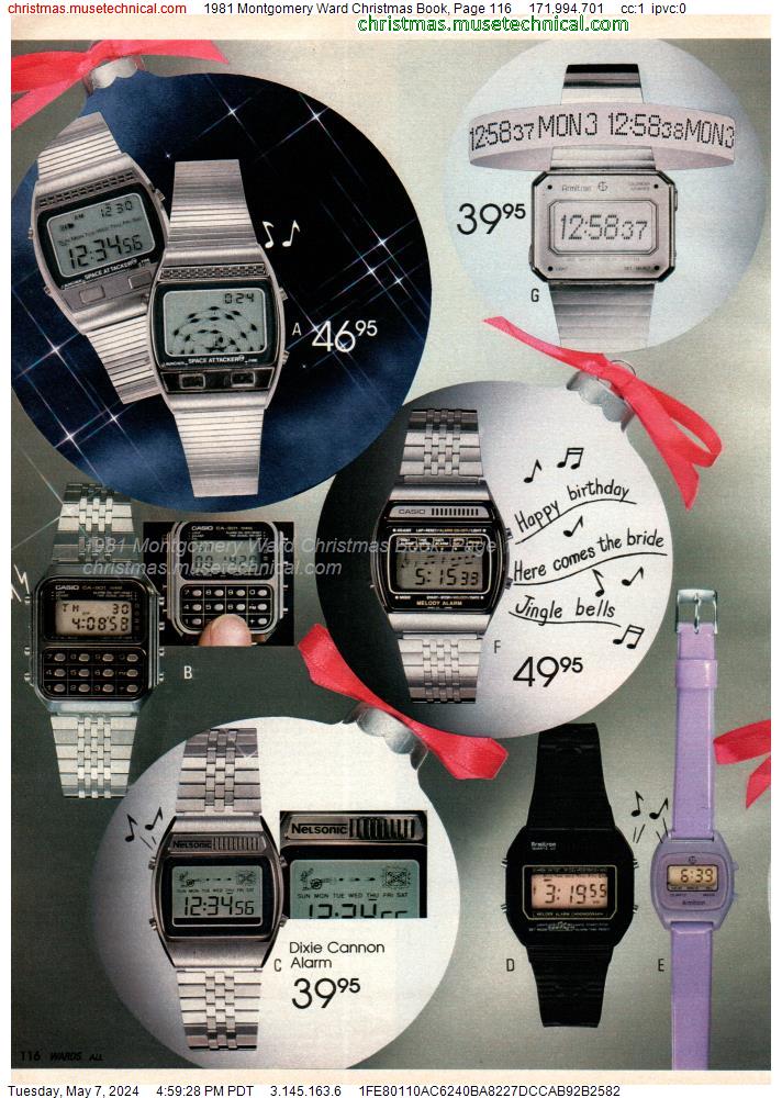 1981 Montgomery Ward Christmas Book, Page 116
