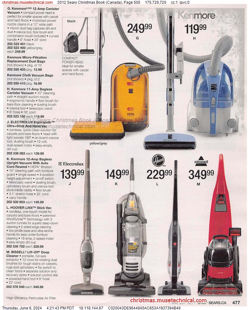 2012 Sears Christmas Book (Canada), Page 505