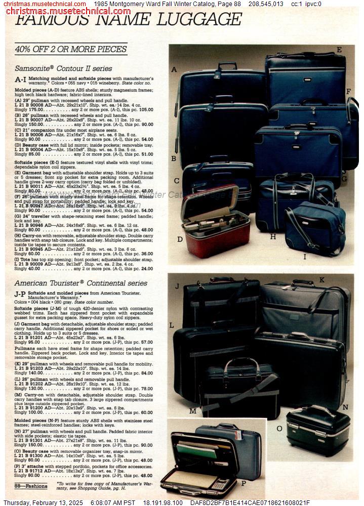 1985 Montgomery Ward Fall Winter Catalog, Page 88