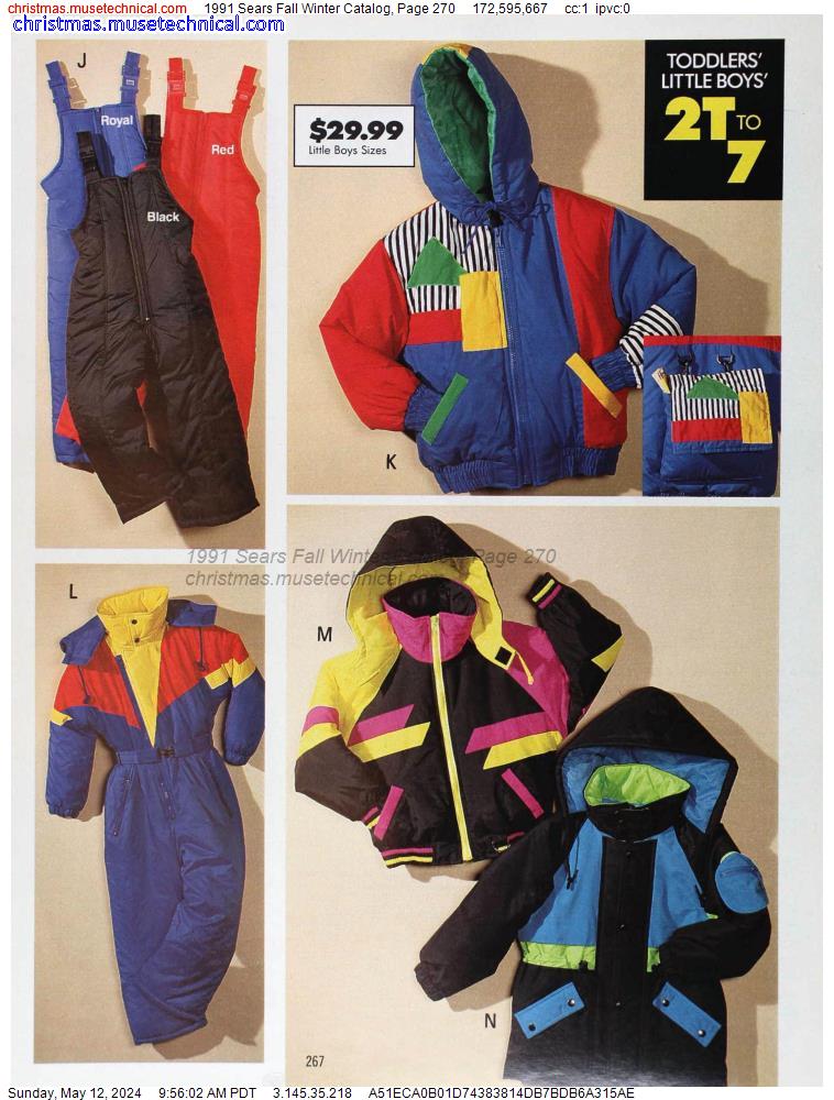1991 Sears Fall Winter Catalog, Page 270