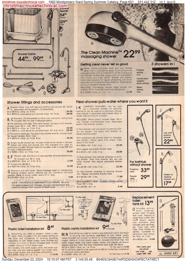 1982 Montgomery Ward Spring Summer Catalog, Page 651