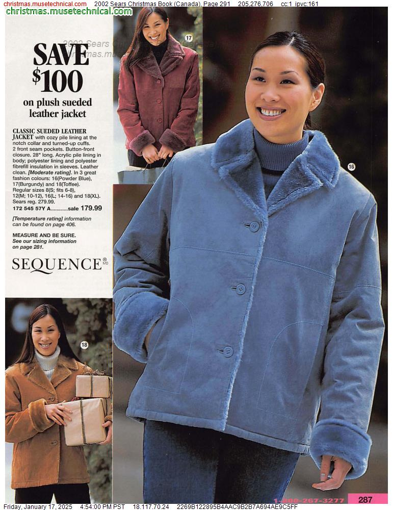 2002 Sears Christmas Book (Canada), Page 291