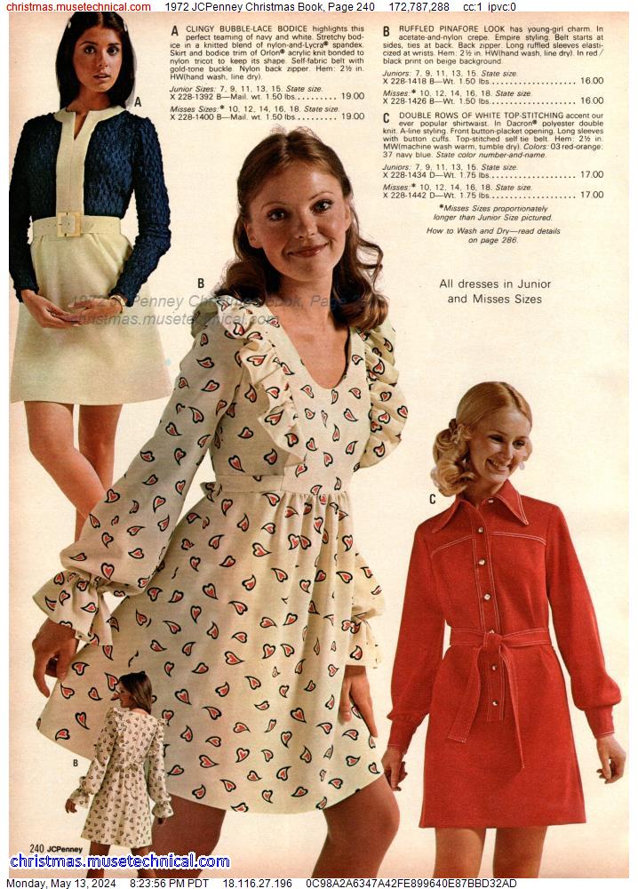 1972 JCPenney Christmas Book, Page 240