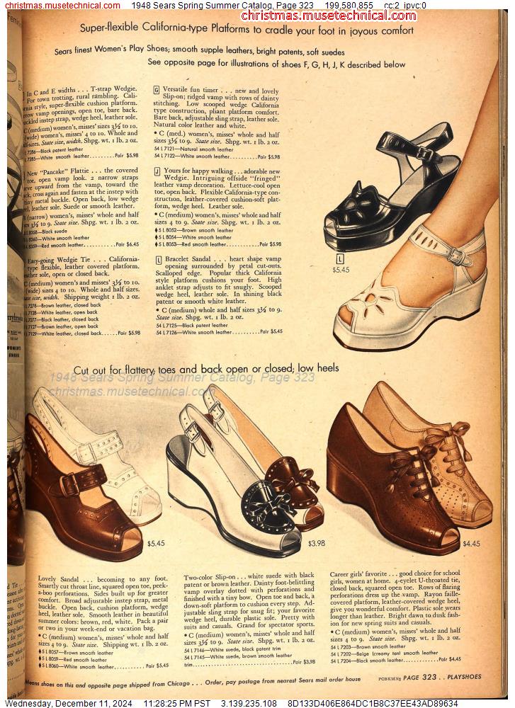 1948 Sears Spring Summer Catalog, Page 323