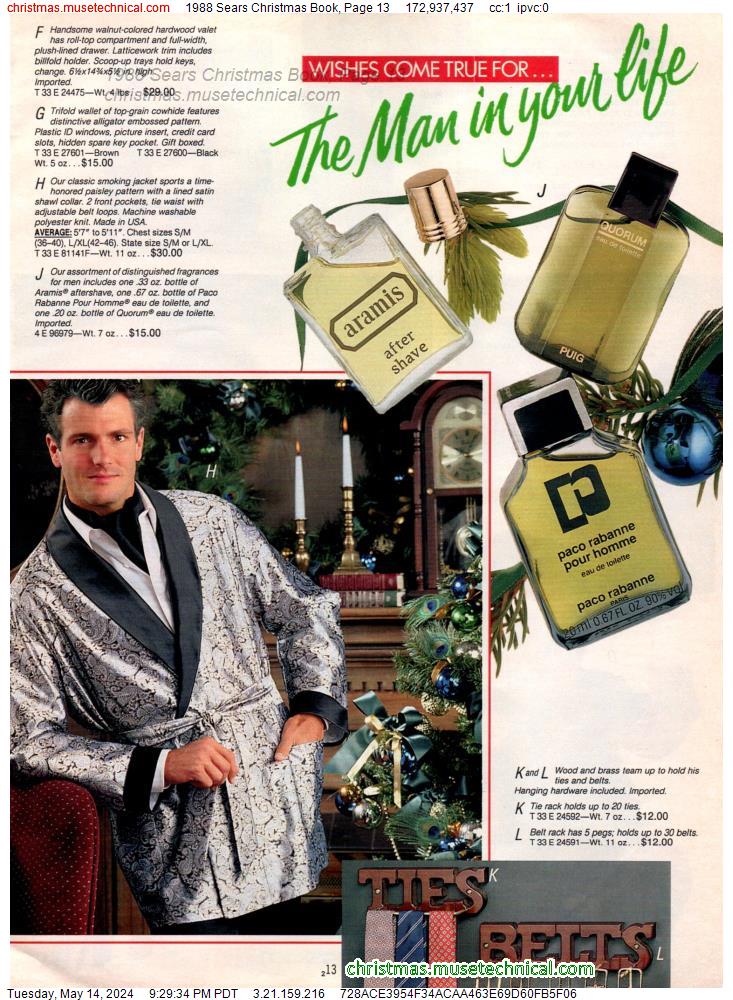 1988 Sears Christmas Book, Page 13
