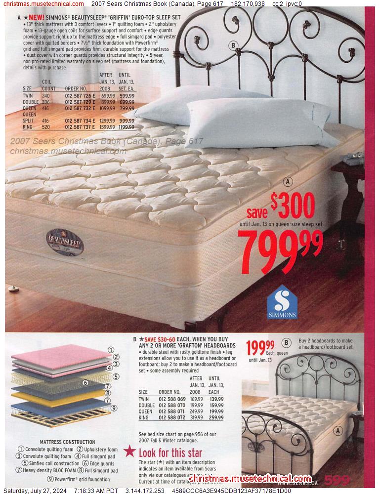 2007 Sears Christmas Book (Canada), Page 617