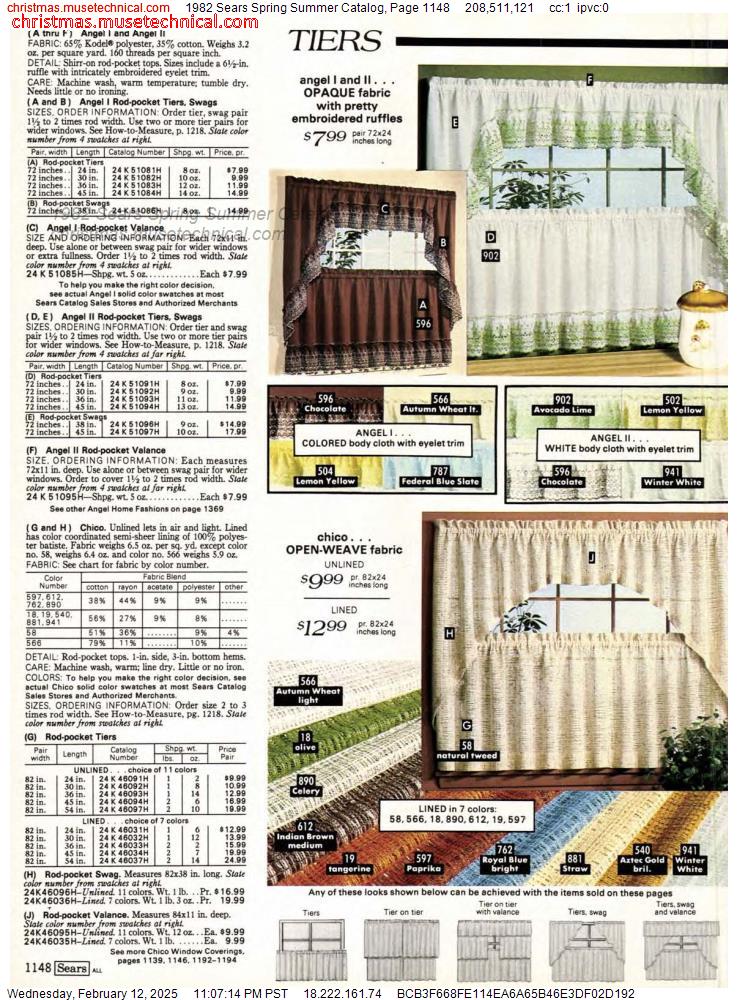 1982 Sears Spring Summer Catalog, Page 1148