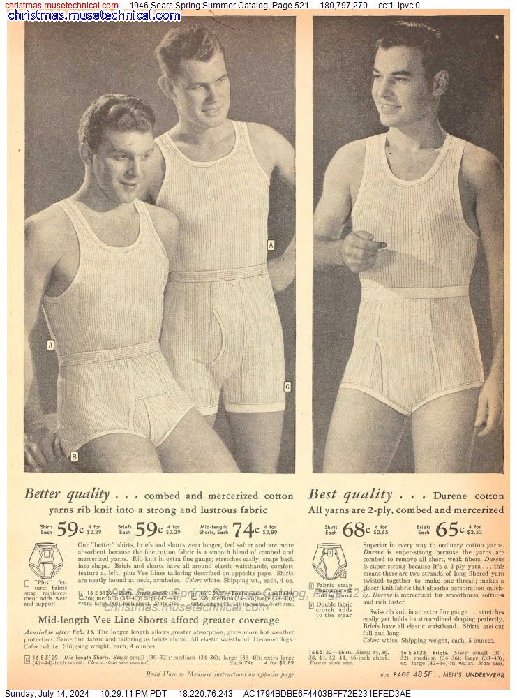 1946 Sears Spring Summer Catalog, Page 521
