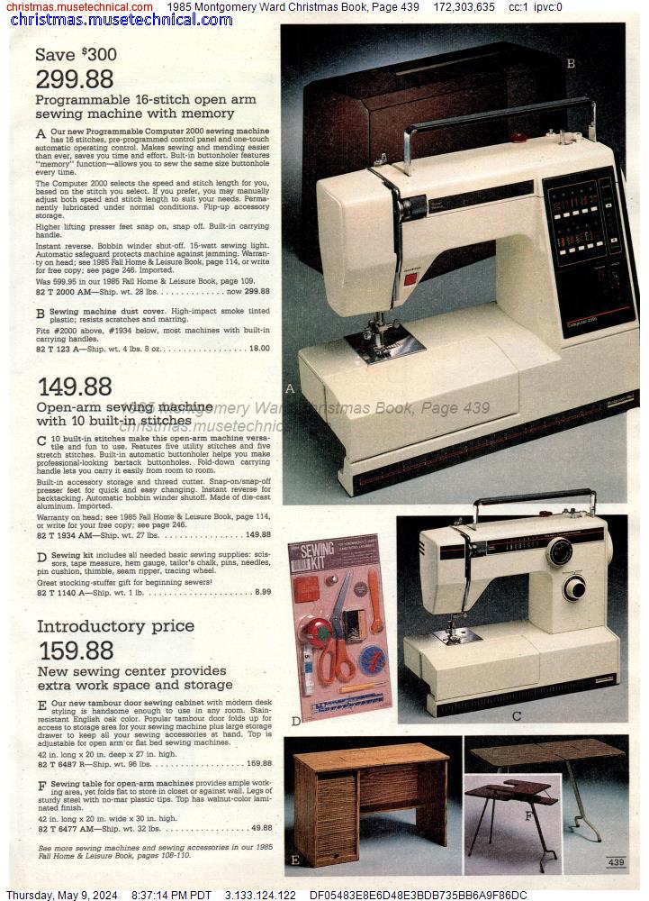 1985 Montgomery Ward Christmas Book, Page 439